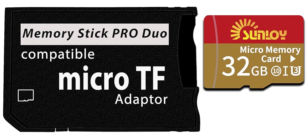 Amazon.com: PSP Memory Stick Adapter with 32GB Micro SD Card